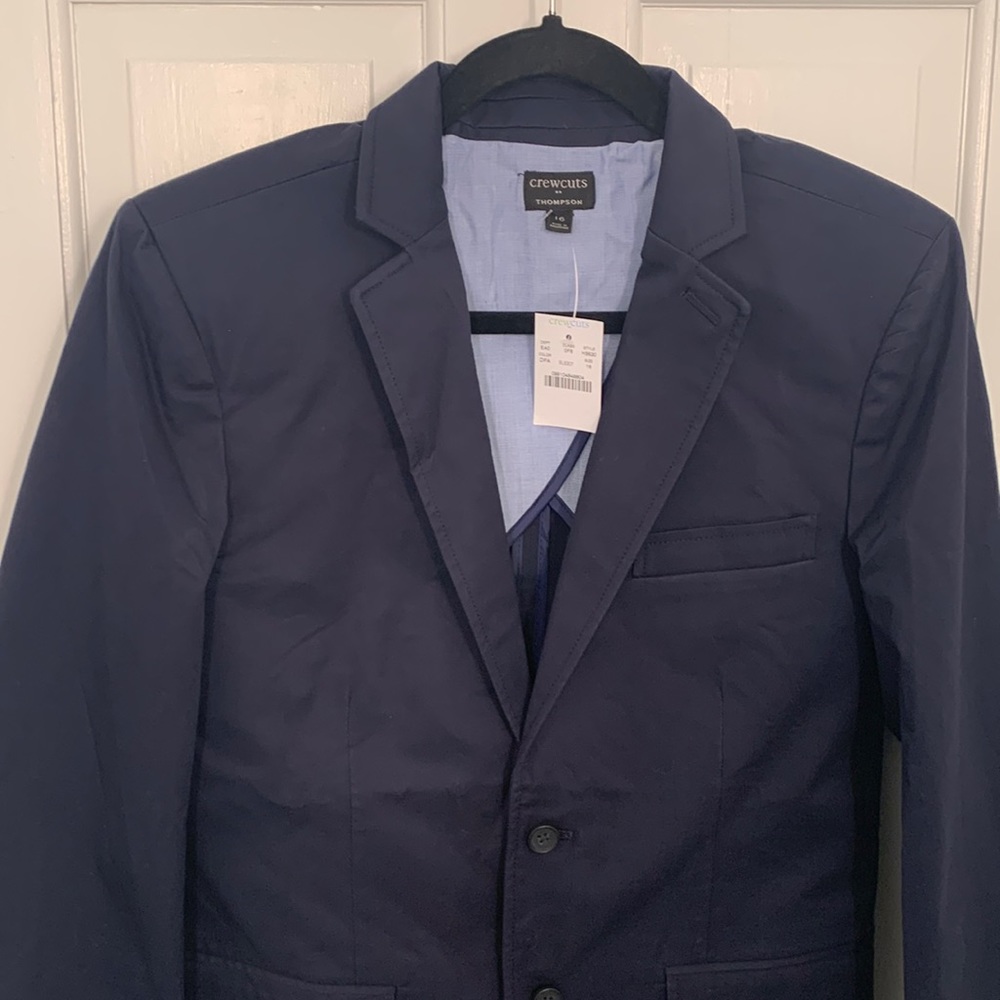 Crewcuts Thompson boys’ navy blue chino suit